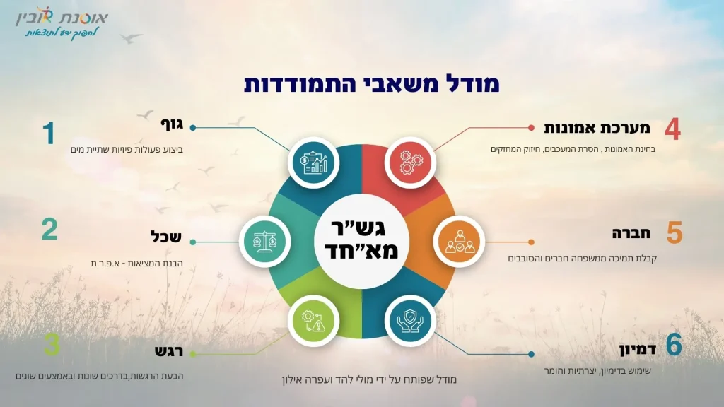 מודל גשר מאחד פותח על ידי מולי להד ועפרה אילון - המשאבים לחיזוק חוסן נפשי - אוסנת רובין להפוך ידע לתוצאות
